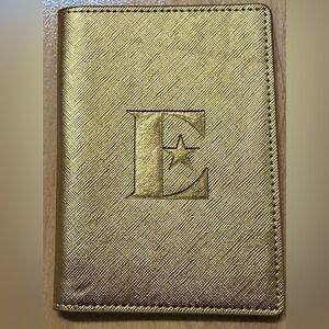 ELTON JOHN Farewell Yellow Brick Road Final Tour Gold Textured Passport Holder